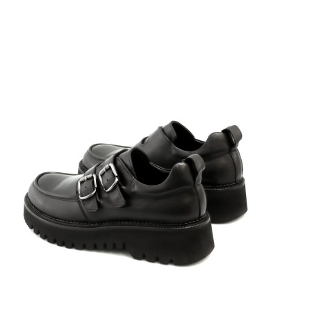 Black colour women court shoes