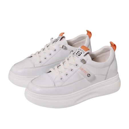 White colour women court shoes
