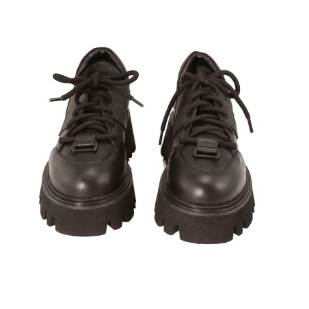 Black colour women court shoes