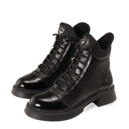 Black colour women ankle boots