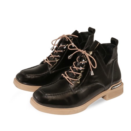 Black colour women ankle boots