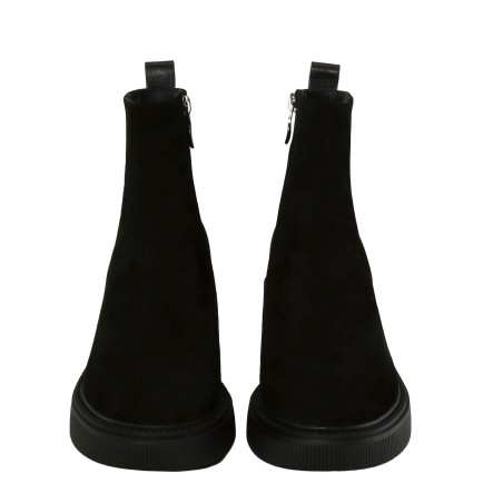 Black colour women ankle boots