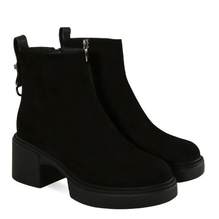 Black colour women ankle boots