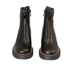 Black colour women ankle boots