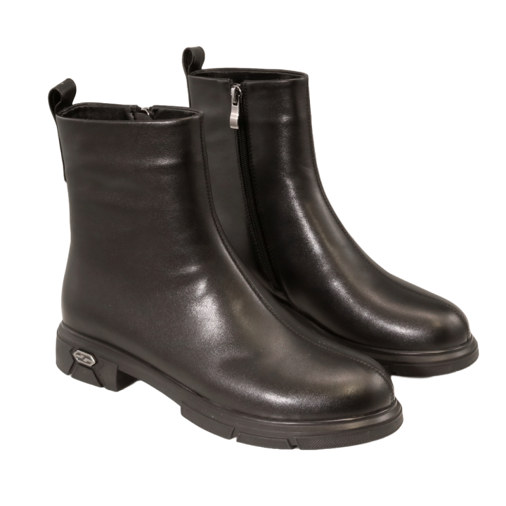 Black colour women ankle boots