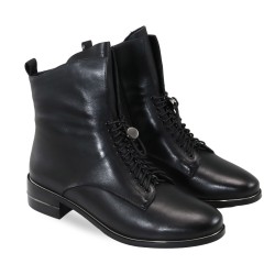 Black colour women ankle boots