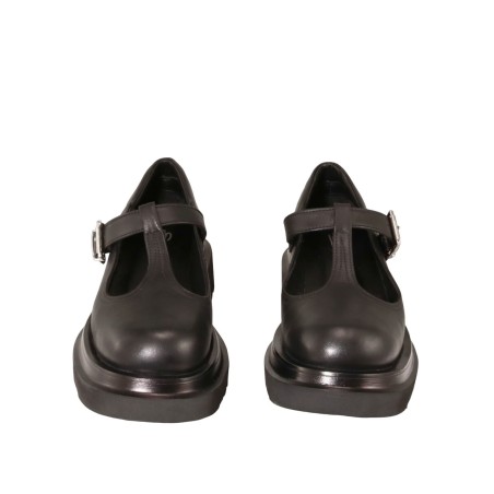 Black colour women court shoes