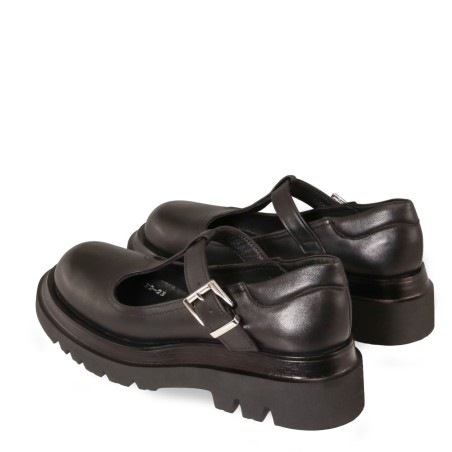 Black colour women court shoes