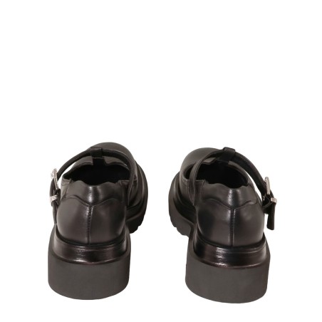 Black colour women court shoes
