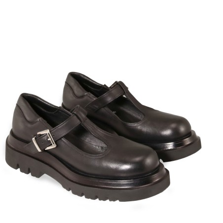 Black colour women court shoes