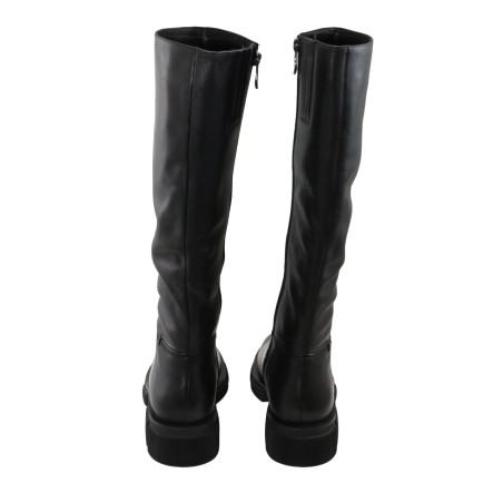 Black colour women winter shoes