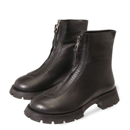 Black colour women ankle boots