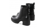 Black colour women ankle boots